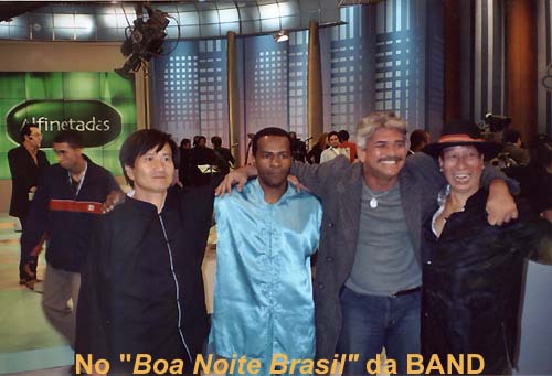 Mestre 'Chang' no Programa Boa Noite Brasil