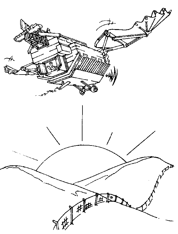 Chicken Wing Coloring Pages