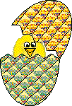Easter Chick in Egg Decoration