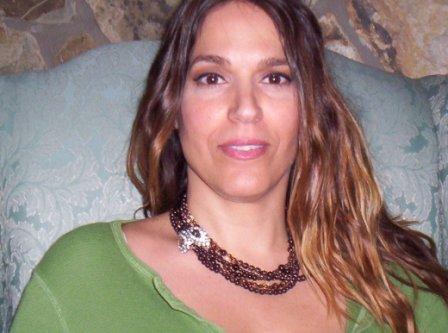 6 strand smokey quartz with vintage rhinestone earrings