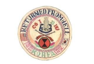 The Bear is crest for 31st, Hourglass, 7th Div