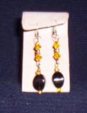 smokey quartz earrings