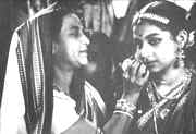 Aparna (Sharmila Tagore) on the wedding day in " Apur Sansar "