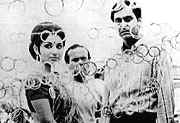Aparna (Sharmila Tagore), Sekhar (Rabi Ghosh) and Asim (Soumitra Chatterjee) in " Aranyer Din Ratri "