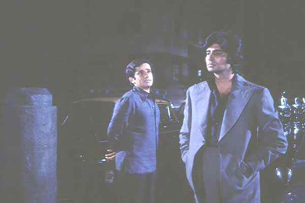 Shashi and Amitabh in " Deewar "