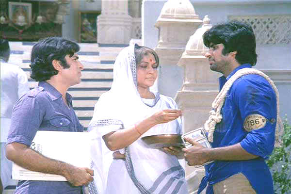 Amitabh and Neerupa Roy in " Deewar "