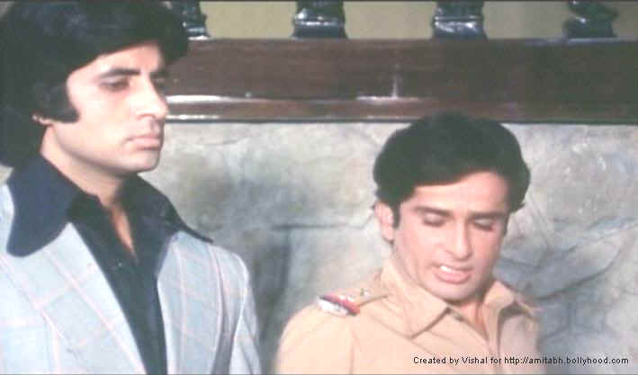 Amitabh and Shashi in " Deewar "