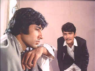 Amitabh and Raja Murad in " Ek Nazar "