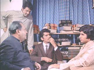 Asit Sen, Raja Murad and Amitabh in " Ek Nazar "