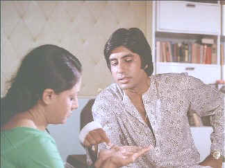 Amitabh and Jaya in " Mili "