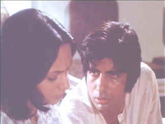 Amitabh and Jaya in " Mili "