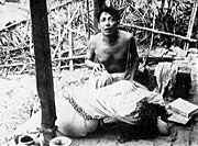 Harihar(Kanu Banerjee) after Durga's death in " Pather Panchali "