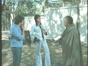 Amitabh , Dharmendra and Sanjeeb Kumar in " Sholey "