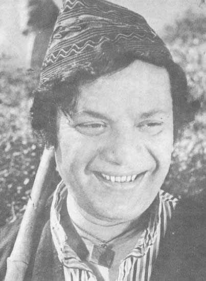 Uttam Kumar in " Dhanraj Tamang "
