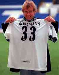 Klinsmann wearing no. 33 shirt