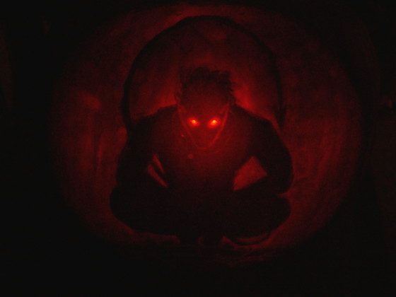 Spooky Carving by Rowena