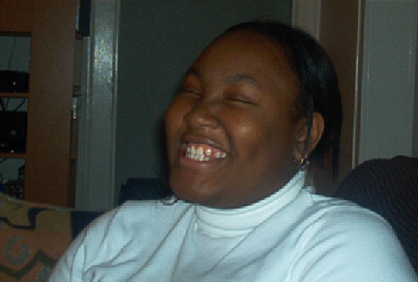Vallen with her BIG GRIN!!