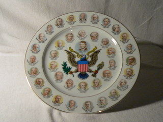 Presidential Commemorative Plate.