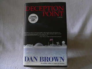 Signed First Edition Deception Point by Dan Brown