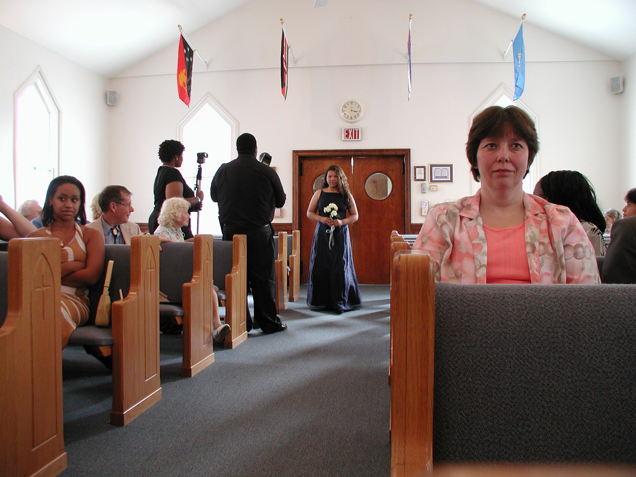 the lady in the front is our aunt