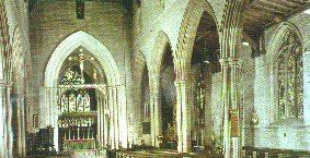 inside St Mary and All Saints Church