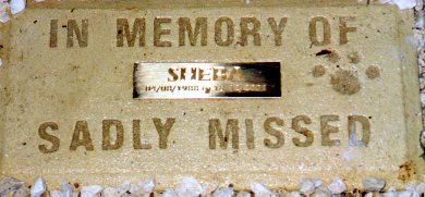 Sheba's Plaque
