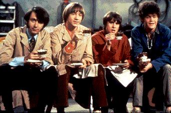 The guys drinking tea