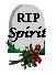 Spirit's tombstone