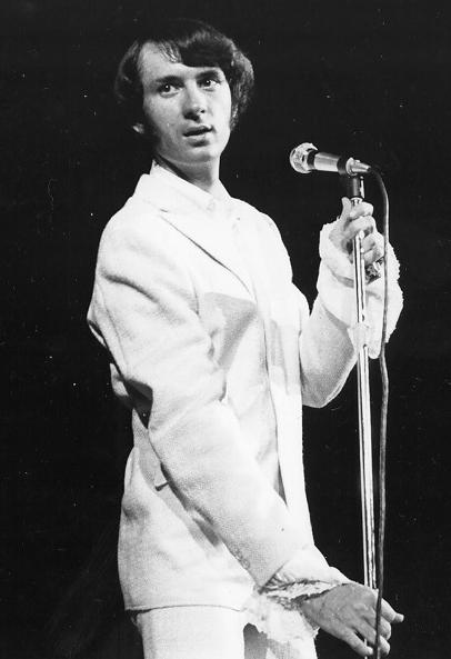 Mike singing in concert