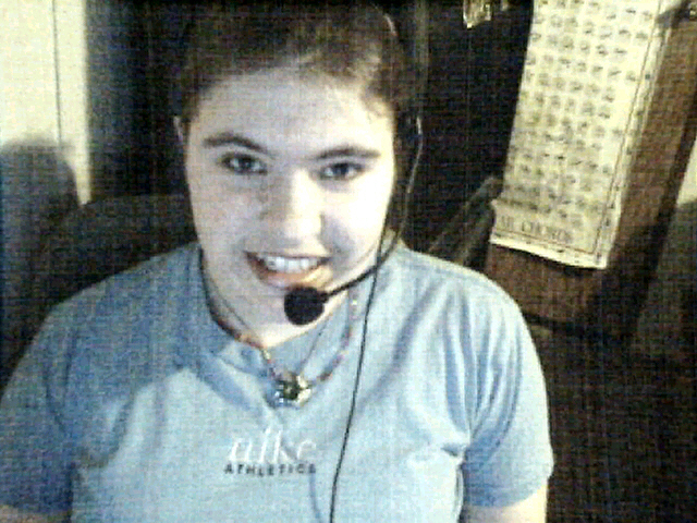Me, talkin' online!!!