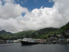 Leaving the coast of St. Vincent