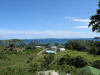 On Bequia, taking a picture of St. Vincent off in the distance.