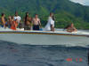 One of the three boats.