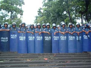 Police line