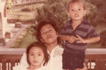 Shirley w/ Shealah & Ogi, 1981