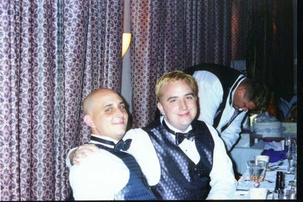 Me and my brother at the reception