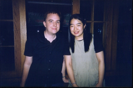 Me and Caroline... she has the same Korean name that Vivi does