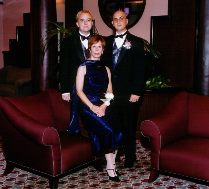 Me, my mom, and Andy