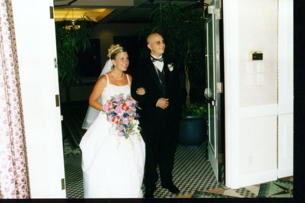 Introducing, for the first time as man and wife...