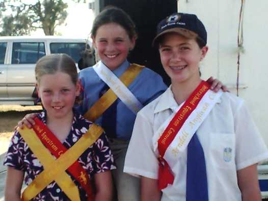 Johnson Equestrian riders winning ribbons