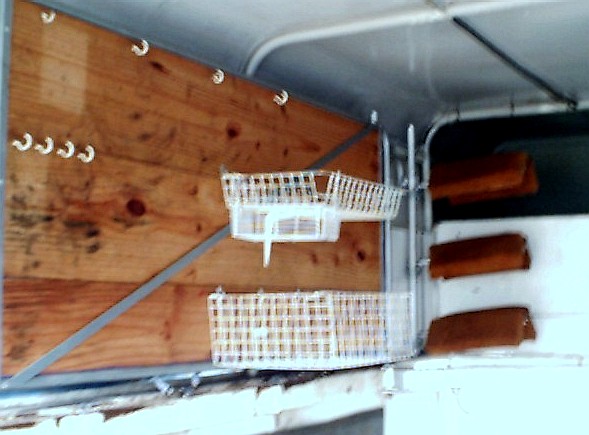 Saddle racks and storage baskets