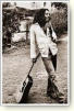 Bob leaning on guitar