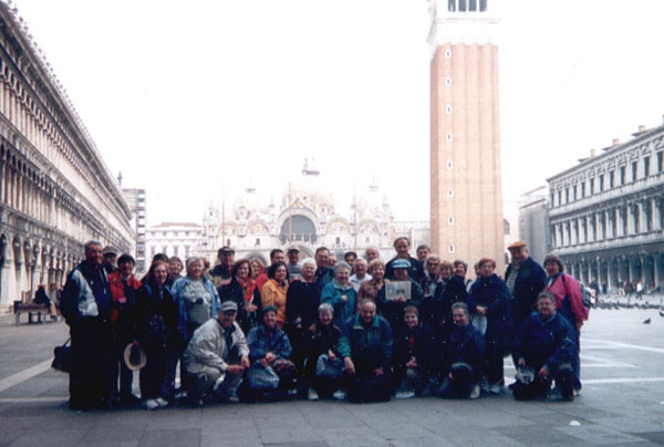 Our EF Group in St. Mark's Square-Venice