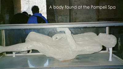 remains found at the Pompeii spa