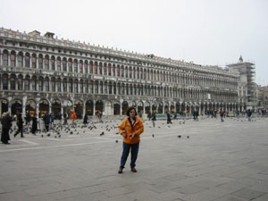 Me, at St. Marks Square, Venice