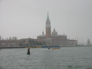 View of venice from Ferry