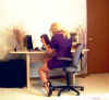 Christa at the office 001.jpg (109240 bytes)