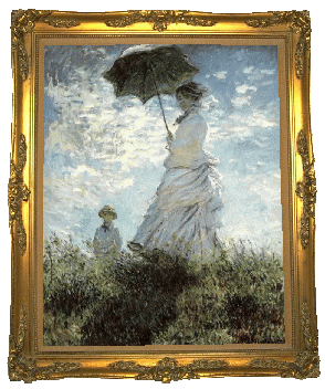 MONET : I love the sense of light and movement in this painting