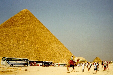 Pyramids in Cairo (Egypt) - Photograph by Christian Guittet