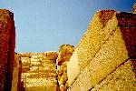 Temple near the Pyramids in Cairo (Egypt) - Detail